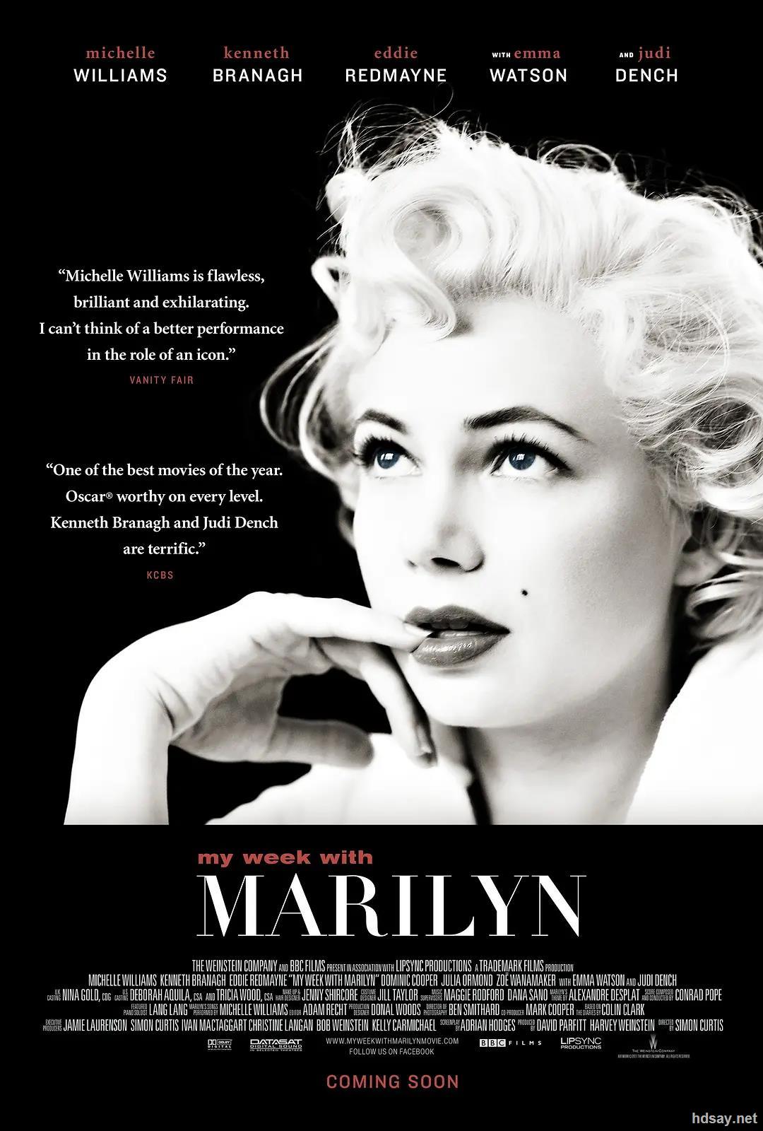 [我与梦露的一周]my week with marilyn 2011 bd remux 1080p avc dts