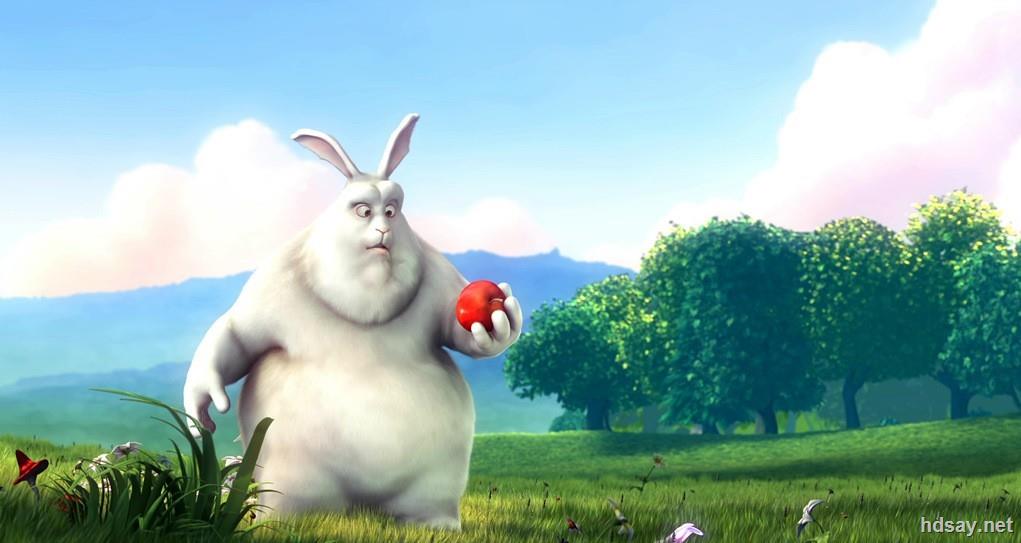 4k动画短片(大雄兔4k版)贱萌搞笑,让人百看不厌.60fps