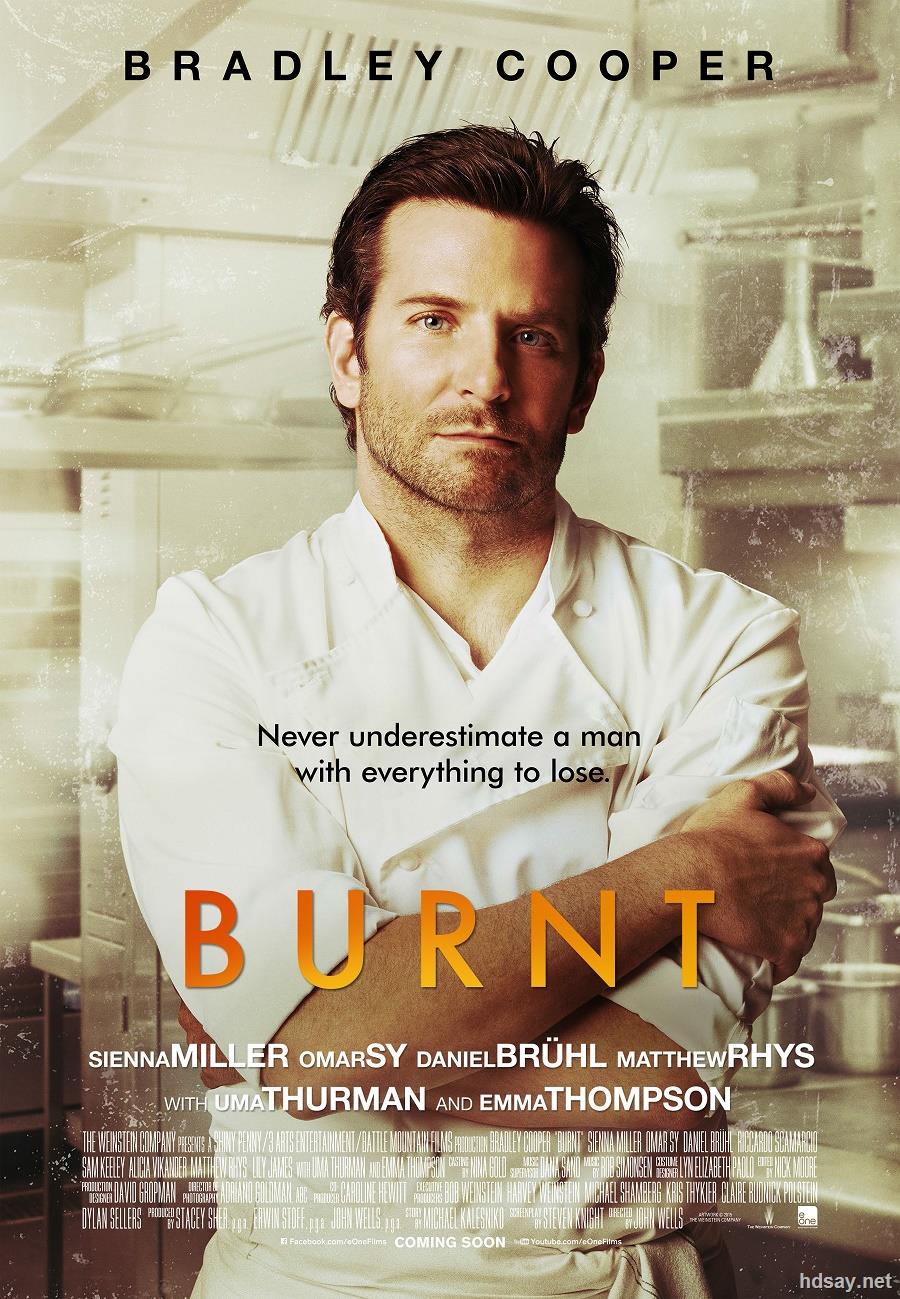 燃情主厨/摘星厨神 burnt 2015 bluray remux 1080p avc dts-hd ma5.