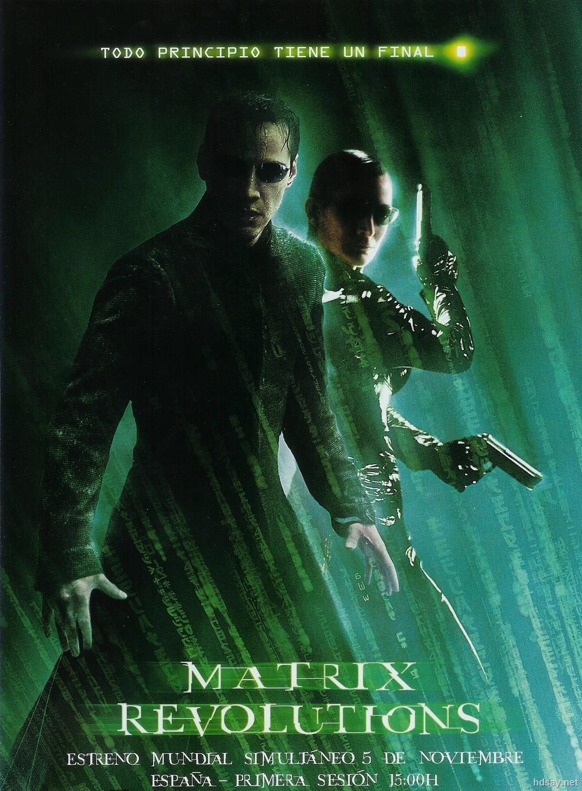 黑客帝国iiiiii合集19992003bluray720px264ac3国英双语中英字幕12g