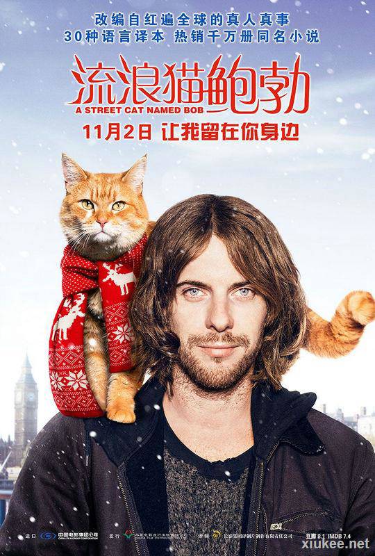 流浪猫鲍勃1：街角遇见猫-长影公映国语音轨含字幕(匹配1：42：48)